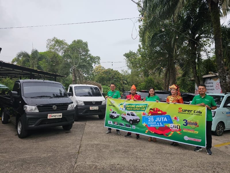 DFSK Super Cab Jadi Opsi Kendaraan Niaga Masyarakat di Kota Palembang