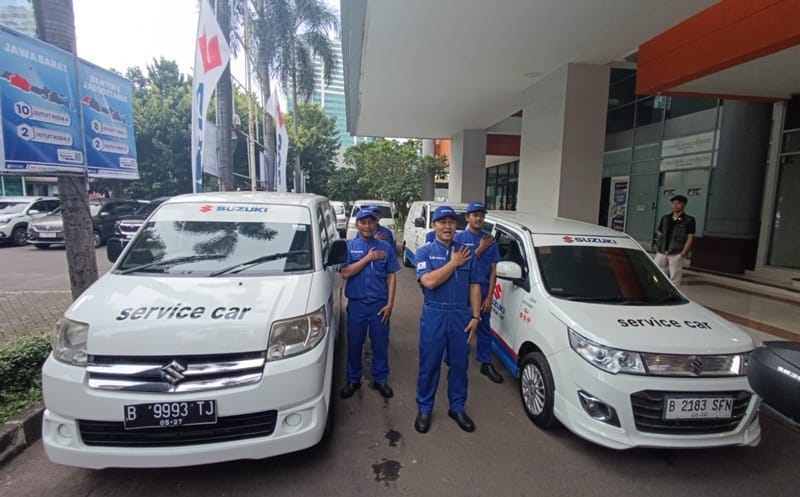 Pemudik Motor dan Mobil Bisa Manfaatkan Suzuki Bengkel Siaga 2026